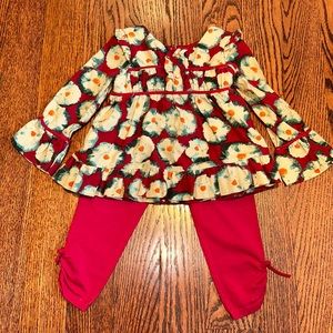 Isobella & Chloe red outfit - size 4